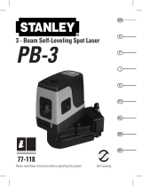 Stanley PB3 Manual de usuario