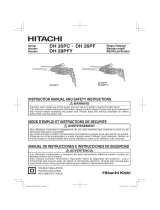 Hitachi DH 26PF Manual de usuario