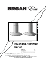 Broan Rangemaster RM51000 Series Manual de usuario