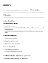 Sony ILCE-5000 Manual de usuario