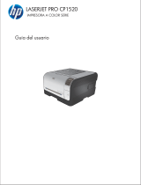 HP LaserJet Pro CP1525 Color Printer series El manual del propietario