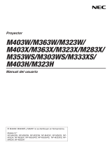 NEC M303WS El manual del propietario