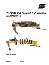 ESAB Factors Affecting Quality in Oxy-Fuel Cutting Manual de usuario