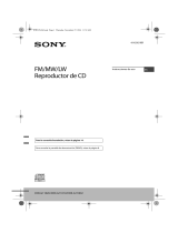 Sony CDX-G1100U Instrucciones de operación
