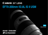 Canon EF 70-200mm f/2.8L IS II USM Manual de usuario