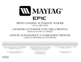 Maytag MFW9800TK - 4 cu. Ft. Epic Front Load High Efficiency Washer Guía del usuario