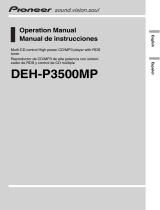 Pioneer DEH-P3500MP Manual de usuario