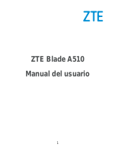 ZTE BLADE A510 Manual de usuario