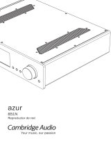 Cambridge Audio Azur 851N Manual de usuario