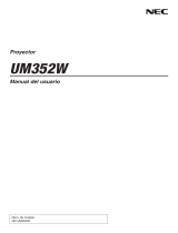 NEC UM352W El manual del propietario