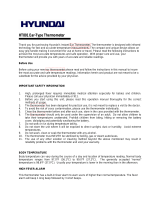 Hyundai HT801 Operating Instructions Manual