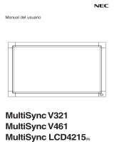 NEC MultiSync® LCD4215 El manual del propietario