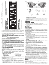DeWalt DW096 Manual de usuario