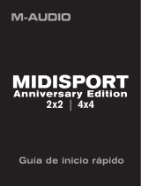 M-Audio MIDISPORT 4x4 Anniversary Edition Guía de inicio rápido
