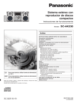Panasonic SCAK230 Instrucciones de operación