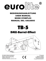 EuroLite TB-5 DMX-Barrel-Effect Manual de usuario