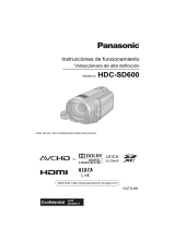 Panasonic HDCSD600EC El manual del propietario