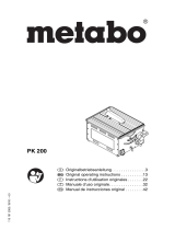 Metabo PK 200 Instrucciones de operación