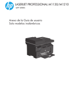 HP LaserJet Pro M1217nfw Multifunction Printer series El manual del propietario