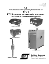 ESAB IEFC-S PT-24 Precision Plasmarc System with Integrated Flow Control (Separable) Guía de instalación