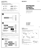 Sony XR-C5500 Guía de instalación