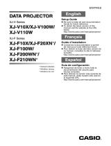 Casio XJ-F10X, XJ-F20XN, XJ-F100W, XJ-F200WN, XJ-F210WN Guía de configuración