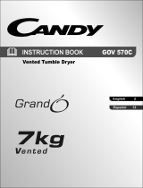 Candy GOV 570C-S Manual de usuario