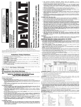 DeWalt DW140 Manual de usuario