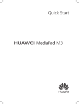 Huawei  MediaPad M3 Guía de inicio rápido