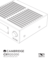 Cambridge Audio CXR 120/200 Manual de usuario