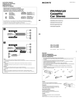 Sony XR-C5110R Guía de instalación