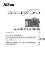 Nikon COOLPIX L840 Guía de inicio rápido