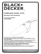 Black & Decker HNV215BW10 Manual de usuario