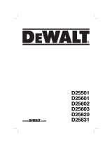 DeWalt D25501K El manual del propietario