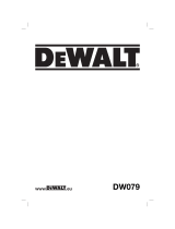 DeWalt DW079 Manual de usuario