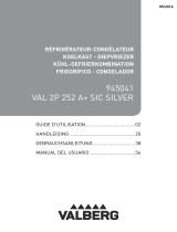Valberg Réf 2P VAL 2P 252 A+ SIC silver El manual del propietario