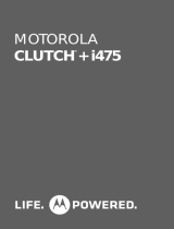 Motorola CLUTCH i475 i475w Manual de usuario