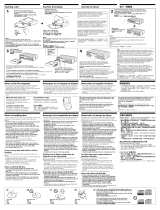 Sony CDX-T69X Instrucciones de operación