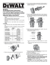 DeWalt D518015 Manual de usuario