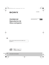 Sony CDX-G2001UI Instrucciones de operación