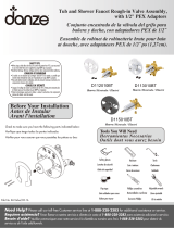 Gerber Single Handle Tub & Shower Pressure Balance Ceramic Disc Valve Manual de usuario