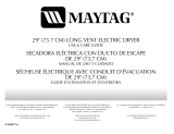 Maytag ELECTRIC DYER Manual de usuario