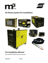 ESAB m3® Plasma G2 Plasma System Pre-Installation Guía de instalación