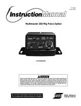 ESAB Multimaster 260 Mig Pulse Option Manual de usuario