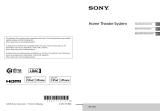 Sony HT-XT2 Home Theatre System Manual de usuario