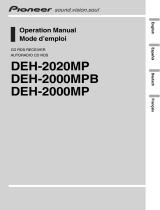 Pioneer DEH-2020MPB Manual de usuario