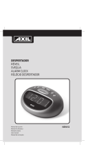 AXIL Despertador digital Manual de usuario