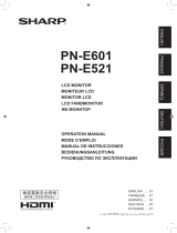 Sharp PN-E601 El manual del propietario