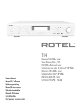 Rotel T14 Silver El manual del propietario