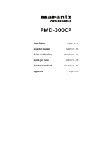 Marantz Professional PMD-300CP Guía del usuario